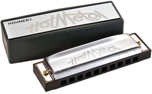 New Hohner Hot Metal Harmonica C 40009-ACK-572BX-C