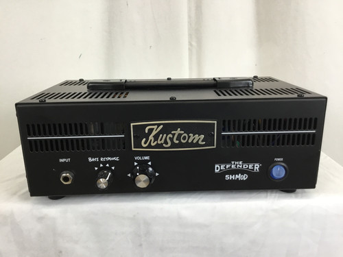 Used Kustom THE DEFENDER 5H MOD Solid State Guitar Head 40012-S000295690