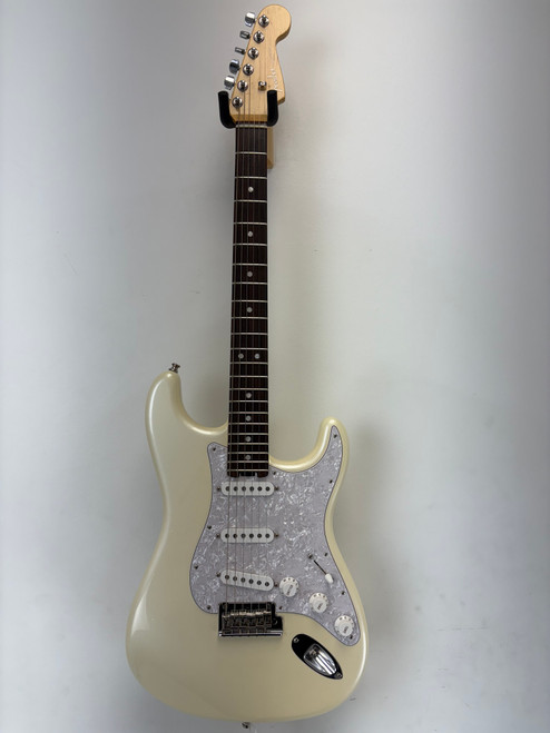Used Fender US ELITE STRAT W/S.D. TEXAS HOT/UPGRADES S Type Electric Guitar White 6-String 41124-S000200259