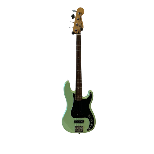 Vist Large View of Product Image Which is Used Fender DELUXE ACTIVE PRECISION BASS SPEC P Type Bass Guitar Green 4-String