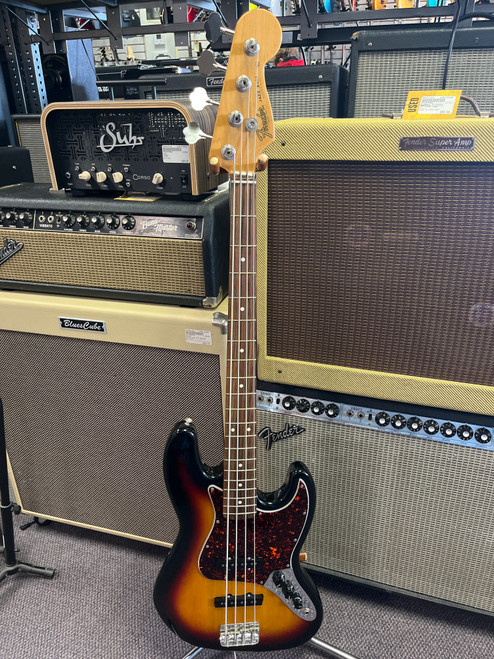 Used Fender JAZZ BASS MIM 2001 Bass Guitar Sunburst 4-String 40085-S000104168