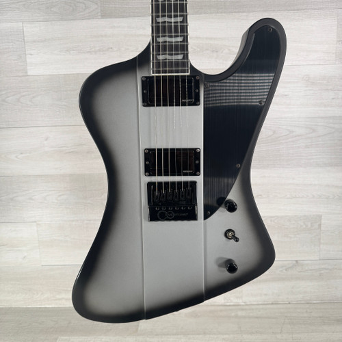 Used ESP LTD Phoenix-1000 EverTune Electric Guitar - Silver Sunburst Satin - Case Included 40112-S000175419