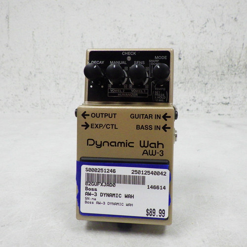 Used Boss AW-3 Dynamic Wah Pedal 40042-S000251246