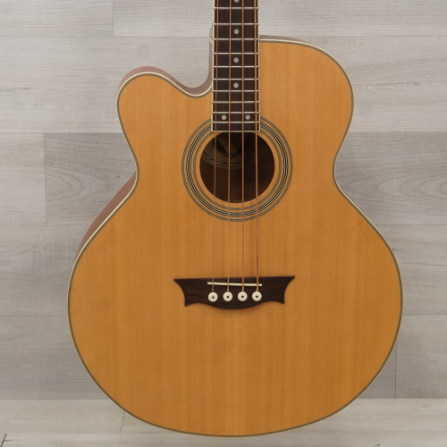 Used Dean EABC L Acoustic Bass Guitar Natural 4-String 40015-S000321097
