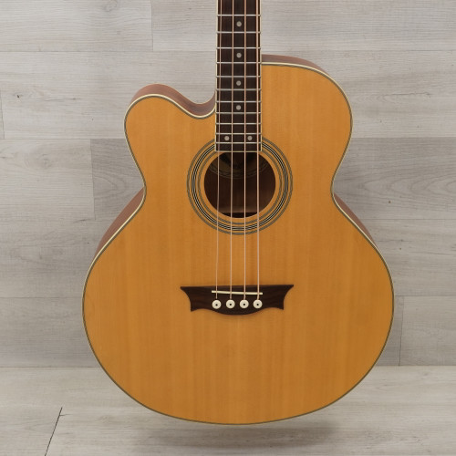 Used Dean EABC L Acoustic Bass Guitar Natural 4-String 40015-S000321097