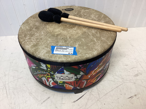 Used Remo GATHERING DRUM 14IN X 7.5IN Percussion Instrument 40107-S000150246