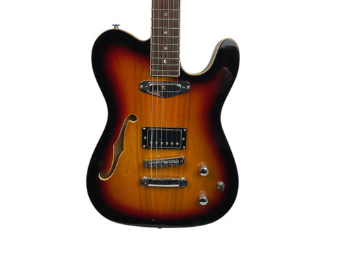 Used Main Street TELE Semi-Hollow Electric Guitar Sunburst  41120-S000031552