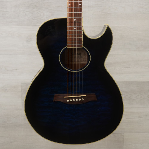 Used Ibanez AES10ETBS1201 Laminate Top Acoustic Guitar Blue 40015-S000321190