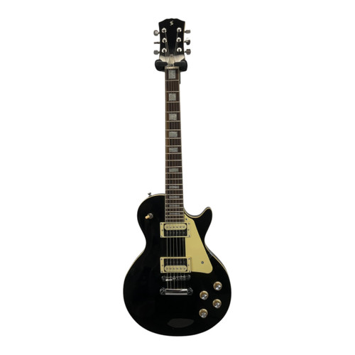 Used Stagg SEL-STD LP Type Electric Guitar Black 6-String 41117-S000047631