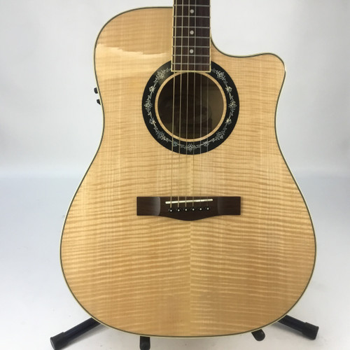 Used Fender T-BUCKET 400CE FLAME Laminate Top Acoustic Guitar Natural 41110-S000067641