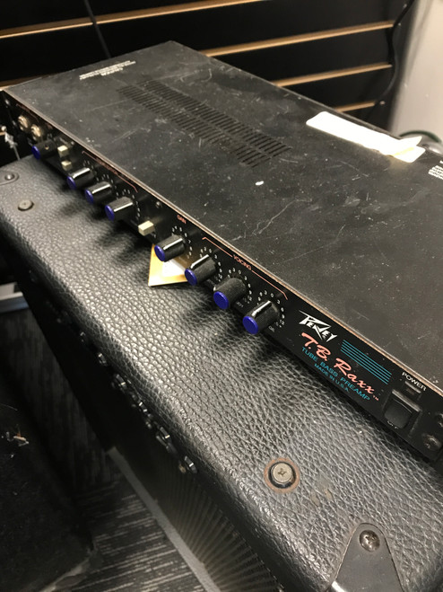 Vist Large View of Product Image Which is Used Peavey T.B. RAXX BASS PREAMP Vintage Bass Amplifier Head