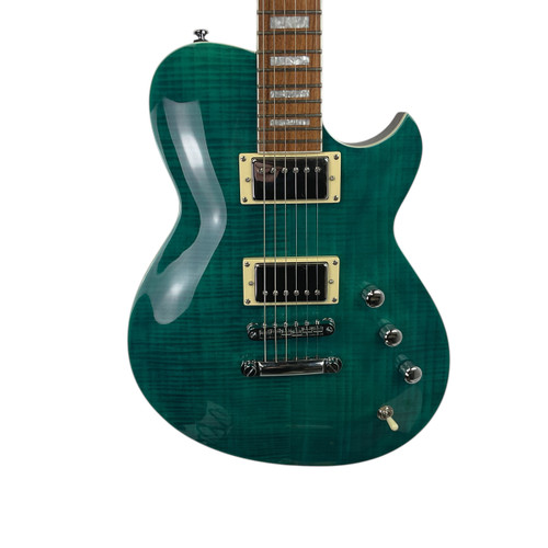 Used Reverend ROUNDHOUSE LP Type Electric Guitar Blue 6-String 41120-S000031677