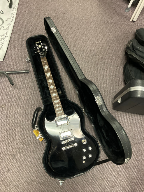 Used Epiphone SG Electric Guitar Black 6-String 40085-S000104283