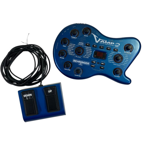 Used Behringer V-AMP2 VIRTUAL AMP WITH BAG AND FS 40090-S000077733