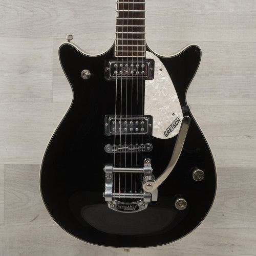 Used Gretsch G5245T Double Cut Electric Guitar Black 6-String 40015-S000321414
