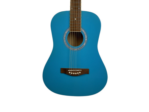 Used Daisy Rock DEBUTANTE Laminate Top Acoustic Guitar Blue 41120-S000031698