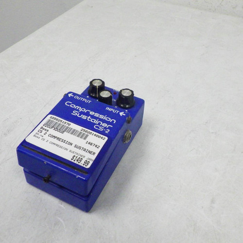 Used Boss CS-2 Compression Sustainer Made in Japan Pedal 40042-S000251570