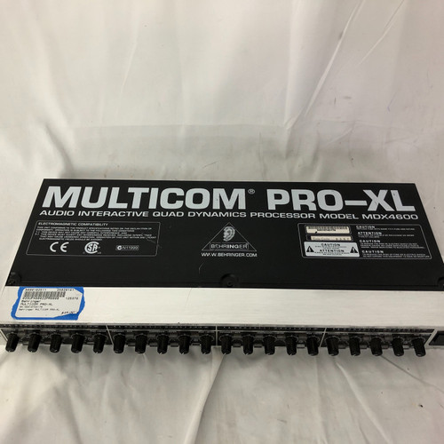 Used Behringer MULTICOM PRO-XL Rackmount Guitar Effect 41128-S000102511