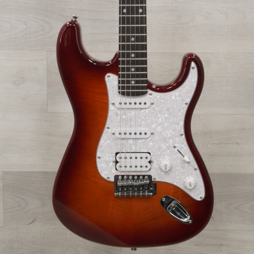 Used Washburn SDFSB-U Sonamaster Deluxe Electric Guitar Cherry Sunburst 40015-S000321485