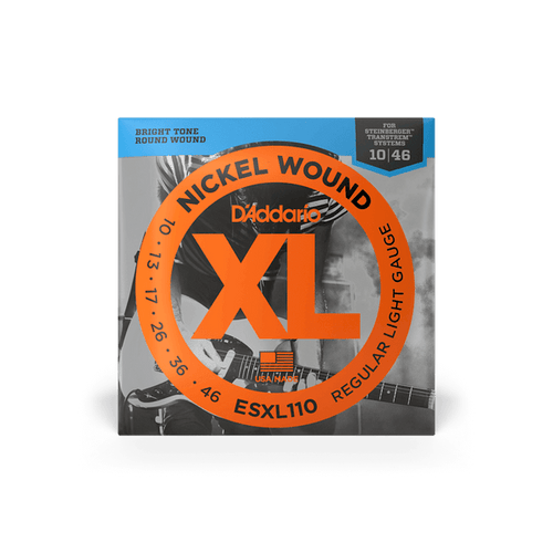 Vist Large View of Product Image Which is New D'Addario ESXL110 Regular-Light Double Ball-End Electric Guitar Strings 10-46