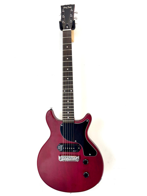 Used HARLEY BENTON DC-JUNIOR FAT FADED CHERRY Double Cut Electric Guitar Red 6-String 41124-S000200622