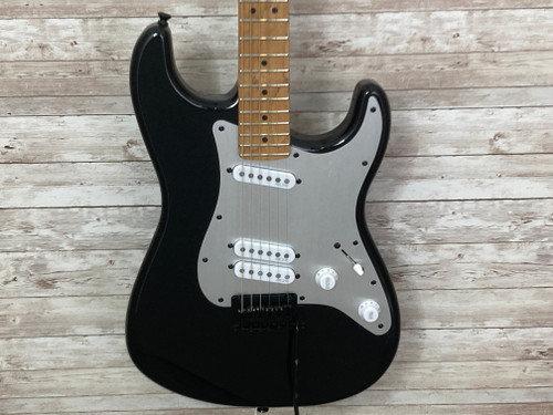 Used Squier CONTEMP STRAT SPECIAL Super S Electric Guitar Black 6-String 41112-S000095293