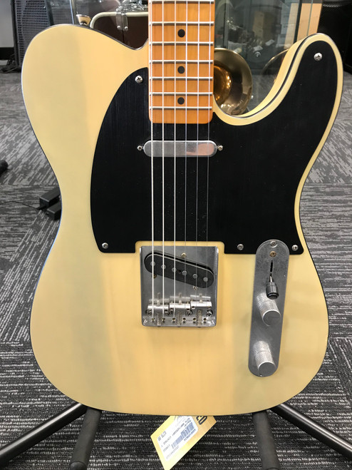 Used Squier 40TH ANNIVERSARY VINTAGE TELECASTER T Type Electric Guitar Yellow 6-String 41123-S000109634