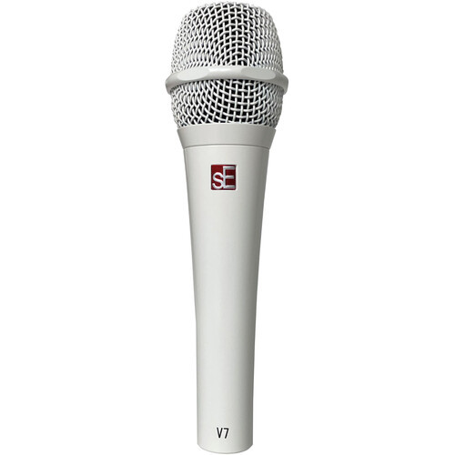 Vist Large View of Product Image Which is New SE V7 Dynamic Microphone - White