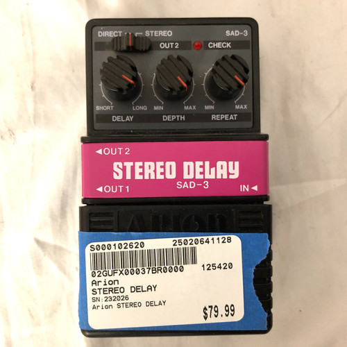 Used Arion STEREO DELAY Delay Pedal 41128-S000102620