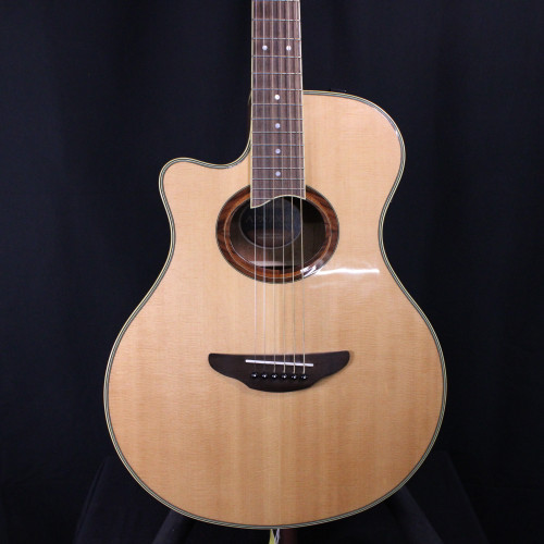 Used Yamaha APX700IIL LEFTY ACOUSTIC-ELECTRIC AS-IS Solid Top Acoustic Guitar Natural 40123-S000126409