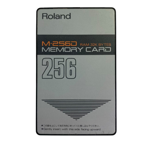 Used Roland M-256D MEMORY CARD Rackmount Keyboard Brain 40090-S000077803