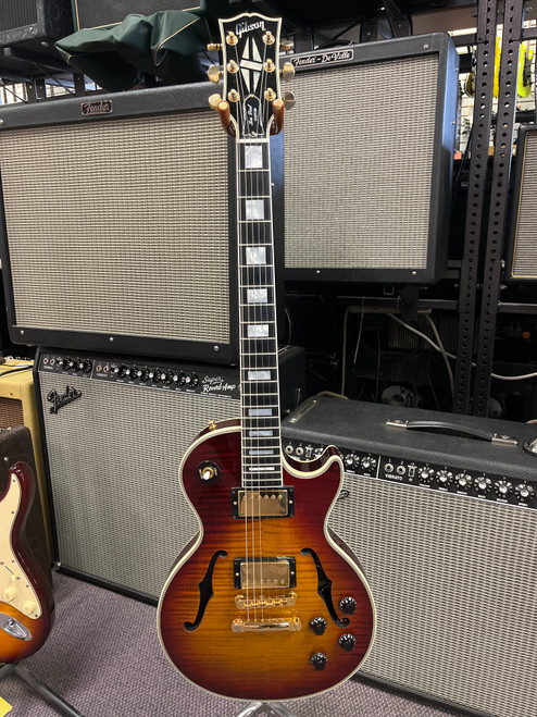 Used Gibson LES PAUL CUSTOM FLORENTINE Electric Guitar Sunburst 6-String 40085-S000104367