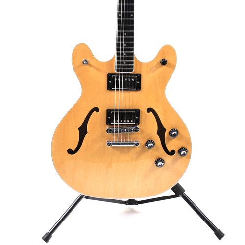 Vist Large View of Product Image Which is Guild SF-4 BLD Semi-Hollow Electric Guitar Natural 6-String
