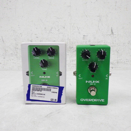 Used Nux OD-3 Overdrive Distortion Pedal 40042-S000252100