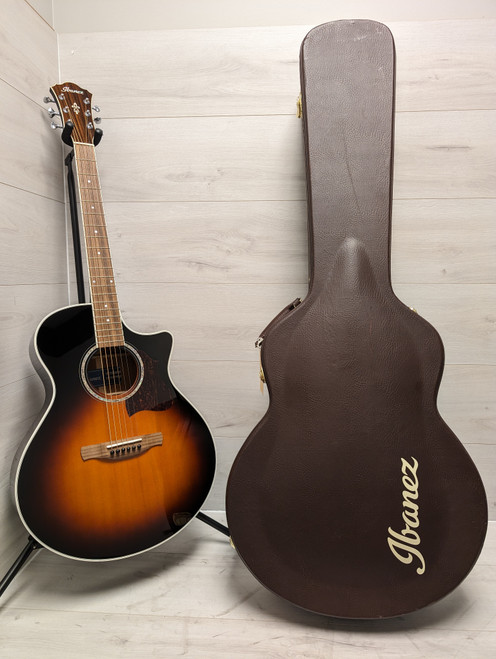 Used Ibanez AE800-AS Acoustic Guitar Sunburst w/ OHSC 41108-S000050509