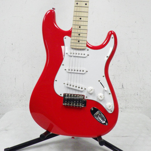 Vist Large View of Product Image Which is Used Nechville S Type Electric Guitar Red 40042-S000252215