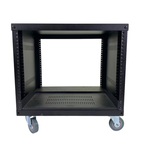 Used AXCESSABLES 8U ROLLING OPEN RACK 9-12 Space 40090-S000077843