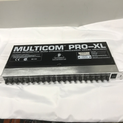 Used Behringer MULTICOM PRO-XL MDX4600 Compressor 41125-S000038056