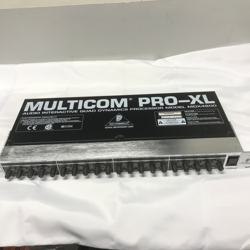 Used Behringer MULTICOM PRO-XL MDX4600 Compressor 41125-S000038057