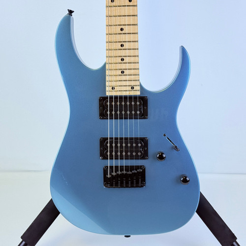 Vist Large View of Product Image Which is Used Ibanez GRG7221-M GIO 7-String Electric Guitar Metallic Light Blue 41121-S000049752