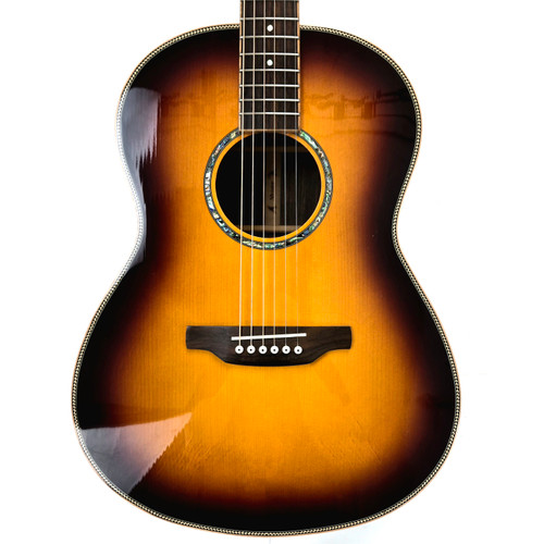 Used Aria MEISTER MSG-05 W/PICKUP Solid Top Acoustic Guitar Sunburst 41124-S000200927