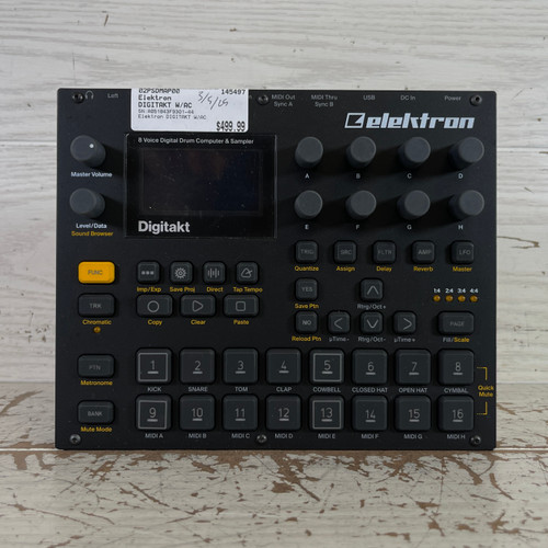 Used - Elektron DIGITAKT W/AC Sampler 40087-S000227258