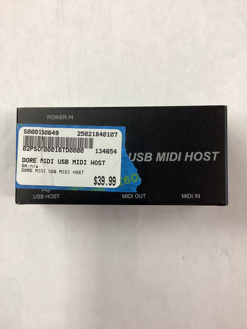 Used DORE MIDI USB MIDI HOST Pro Sound Product 40107-S000150649
