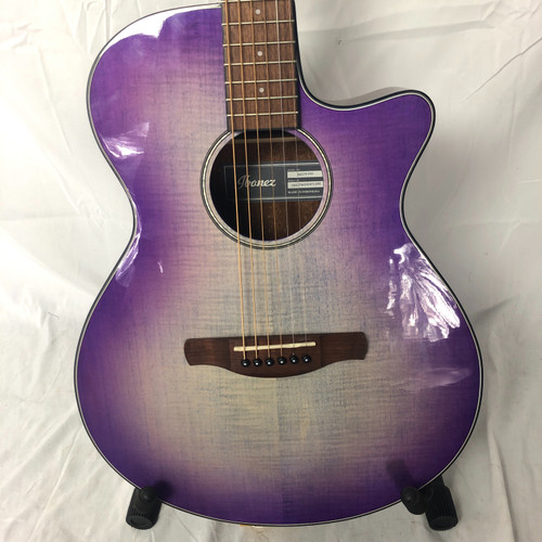 Used Ibanez AEG70 Laminate Top Acoustic Guitar Purple 6-String 41128-S000102896