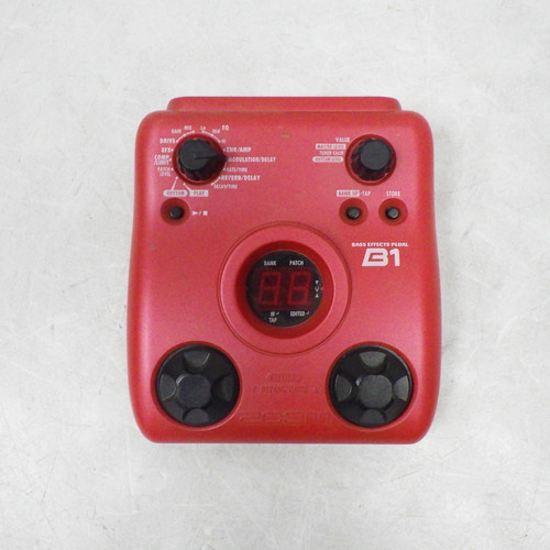 Used Zoom B1 Bass Fx Pedal Multi-Fx Pedal 40042-S000252634