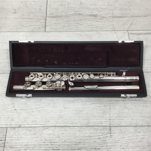 Used Yamaha YFL-362 Open Hole B Foot Silver Head Flute 40051-S000113422