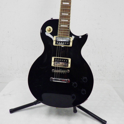 Used Oscar Schmidt OE20-B LP Type Electric Guitar Black 6-String 40042-S000252672