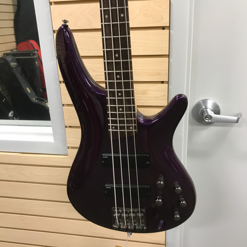 Used Ibanez SR300 Modern Metal Bass Guitar Purple 4-String 41125-S000038141