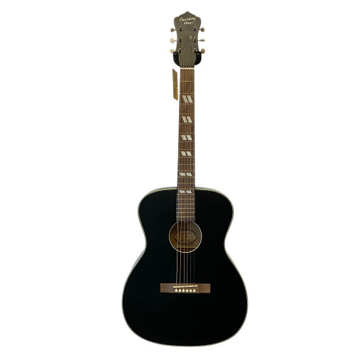 Used Recording King ROS-7-BK Laminate Top Acoustic Guitar Black 40009-S000302584
