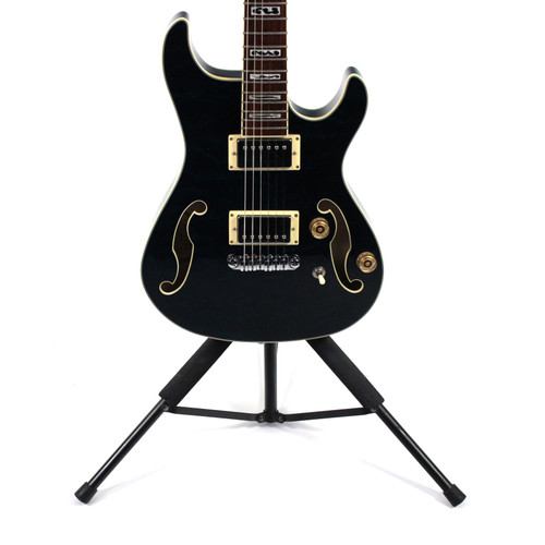 Vist Large View of Product Image Which is Ibanez AWD82-TBL-12-01 Semi-Hollow Electric Guitar Blue 6-String